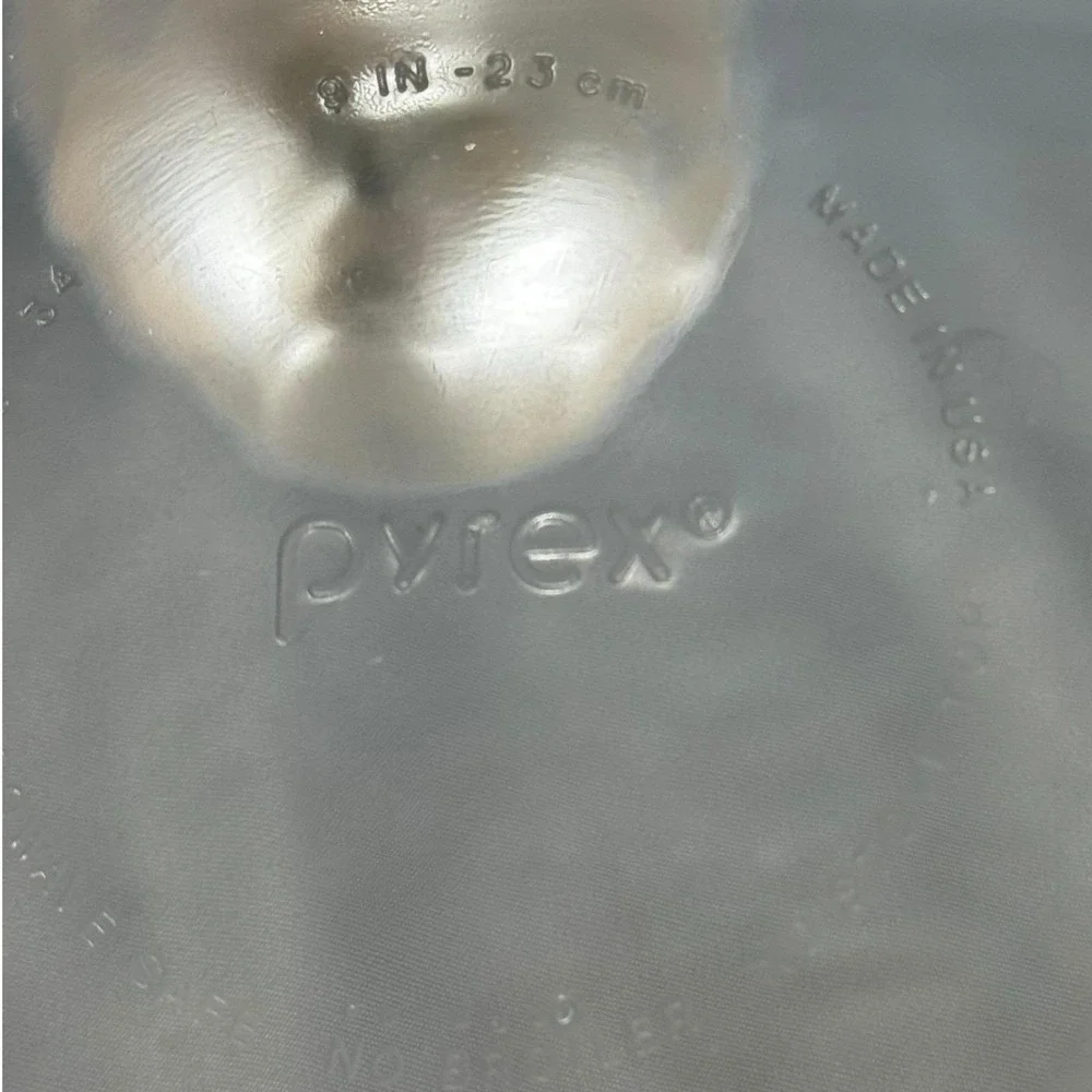 Vintage Pyrex 209 Clear Glass Pie Plate 9